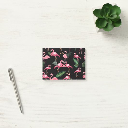 Flamingos Love Pattern 4 Post-it® Notes (Kantoor)