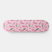 Flamingos Love Pattern 5 Persoonlijk Skateboard (Horizontaal)