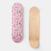 Flamingos Love Pattern 5 Persoonlijk Skateboard (Voorkant)