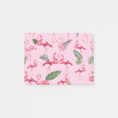 Flamingos Love Pattern 5 Post-it® Notes (Voorkant)