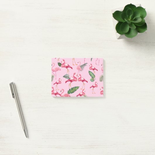 Flamingos Love Pattern 5 Post-it® Notes (Kantoor)