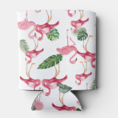 Flamingos Love Pattern Blikjeskoeler (Achterkant)