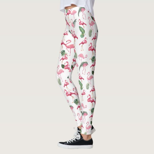 Flamingos Love Pattern Leggings (Links)