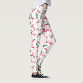 Flamingos Love Pattern Leggings (Rechts)