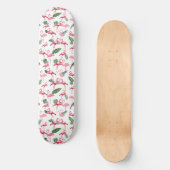 Flamingos Love Pattern Persoonlijk Skateboard (Voorkant)