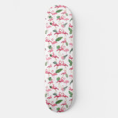 Flamingos Love Pattern Persoonlijk Skateboard (Voorkant)