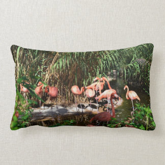 Flamingos Lumbar/Travel Pillow Kussen
