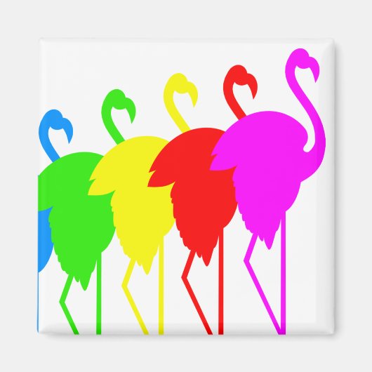 Flamingos Magneet (Voorkant)
