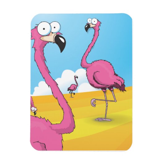 flamingos magneet (Verticaal)