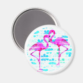 Flamingos Magnet (Voorkant / Achterkant)