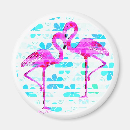 Flamingos Magnet (Voorkant)