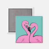 Flamingos Magnet (Voorkant / Achterkant)