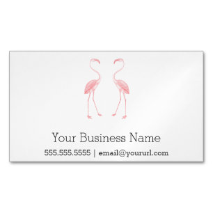 Flamingos Magnetisch Visitekaartje