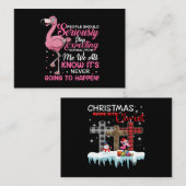 Flamingos | Mensen moeten ophouden normaal te verw Informatiekaartje (Voorkant / Achterkant)