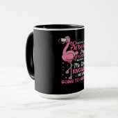 Flamingos | Mensen moeten ophouden normaal te verw Mok (Voorkant links)