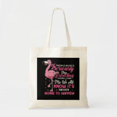 Flamingos | Mensen moeten ophouden normaal te verw Tote Bag (Voorkant)