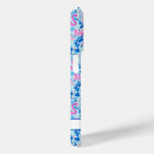 Flamingo's met Roze Bloemen Monogram Case-Mate iPhone Case (Achterkant / Rechts)