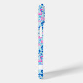 Flamingo's met Roze Bloemen Monogram Case-Mate iPhone Case (Achterkant / Rechts)