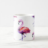 Flamingo's met spatten: waterverf. koffiemok (Center)