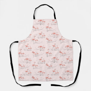 Flamingo's Multi Roze schort