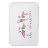 Flamingos n Starfish Tropical Théming Badmat (Voorkant Verticaal)