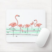 Flamingos Ocean Group mousepad Muismat (Met muis)