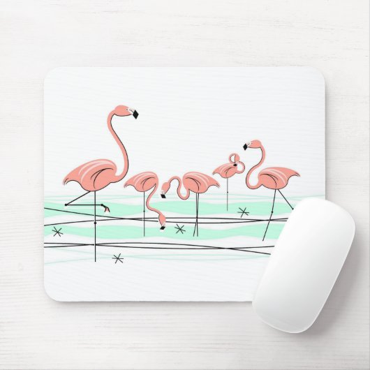 Flamingos Ocean Group mousepad Muismat (Met muis)