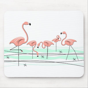 Flamingos Ocean Group mousepad Muismat