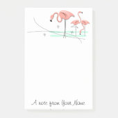 Flamingos Ocean Trio 3 "Text" Post-it® Notes (Voorkant)
