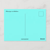 Flamingo's op de Malediven Briefkaart (Achterkant)