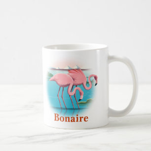 Flamingo's op het Caribische eiland Bonaire Koffiemok