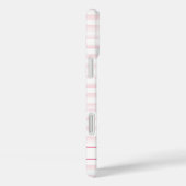 Flamingo's op waterverfstrepen met monogram Case-Mate iPhone case (Achterkant / Rechts)
