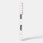Flamingo's op waterverfstrepen met monogram Case-Mate iPhone case (Achterkant / Rechts)