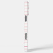 Flamingo's op waterverfstrepen met monogram Case-Mate iPhone case (Achterkant / Rechts)
