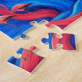 Flamingo's op zee, legpuzzel, 20x25 cm, 110 stuks legpuzzel (Zijkant)