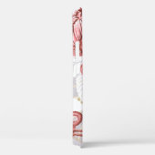 Flamingo's, palmbladeren:  patroon. Case-Mate iPhone case (Achterkant / Rechts)