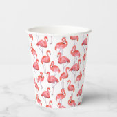 Flamingos Papieren Bekers (Achterkant)
