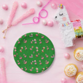 Flamingos Papieren Bordje (Feest)