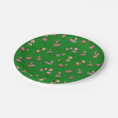 Flamingos Papieren Bordje (Gekanteld)