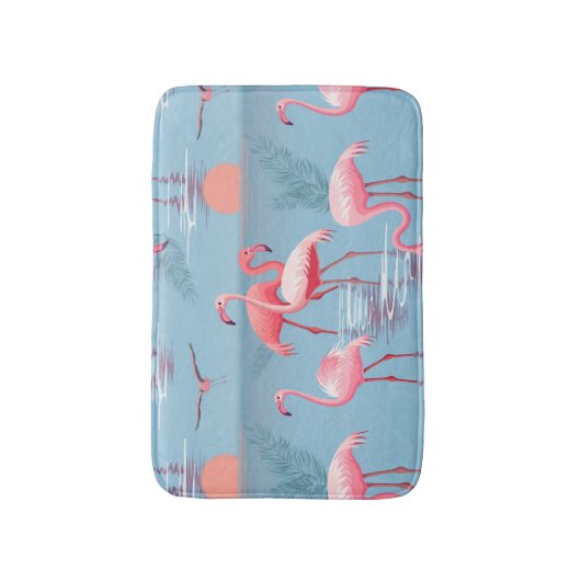 Flamingo's Patroon 1 Badmat (Voorkant Verticaal)