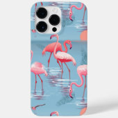 Flamingo's Patroon 1 Case-Mate iPhone Case (Achterkant)