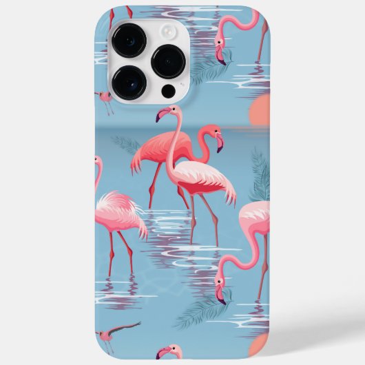 Flamingo's Patroon 1 Case-Mate iPhone Case (Achterkant)
