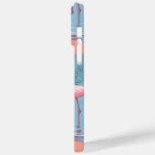 Flamingo's Patroon 1 Case-Mate iPhone Case (Achterkant / Links)