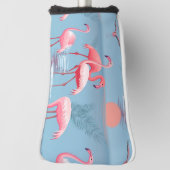 Flamingo's Patroon 1 Golfheadcover (Draai 90)