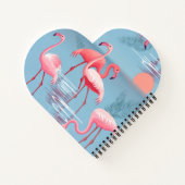 Flamingo's Patroon 1 Notitieboek (Achterkant)