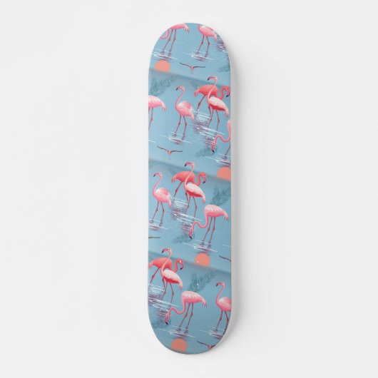 Flamingo's Patroon 1 Persoonlijk Skateboard (Voorkant)