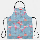 Flamingo's Patroon 1 Schort (Voorkant)