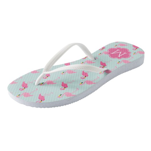 flamingo's patroon monogram teenslippers (Schuin)