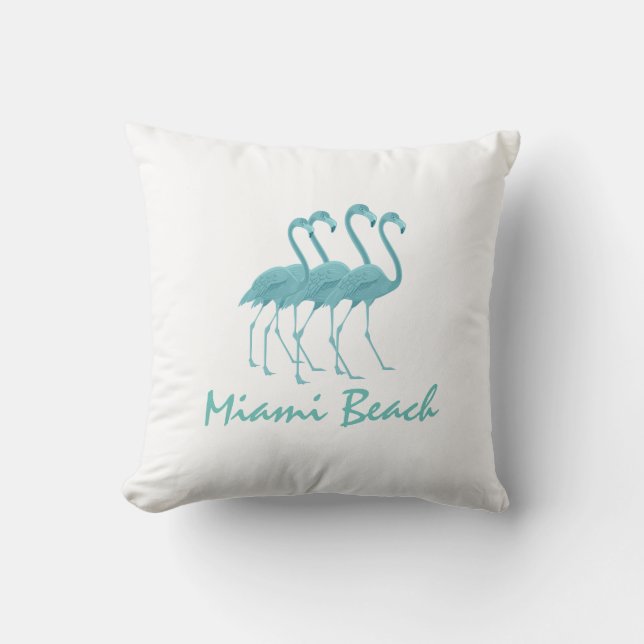 Flamingos personaliseren kussen (Voorkant)