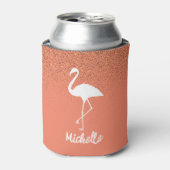 Flamingos Personalized Blikjeskoeler (Blikje Voorkant)